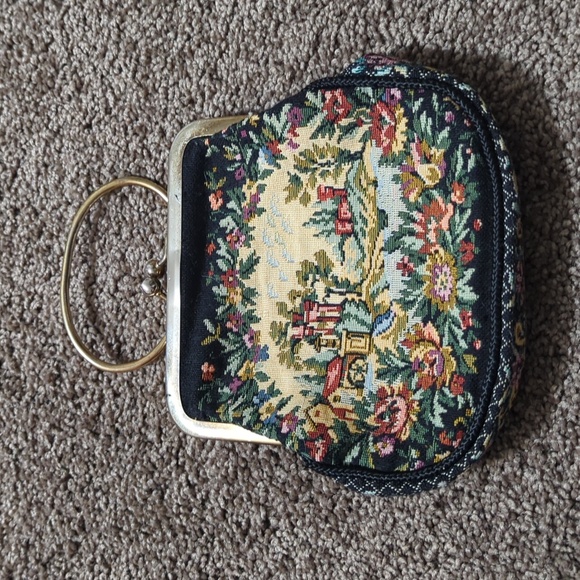 Vintage Evening Purse Embroidered - Picture 1 of 5